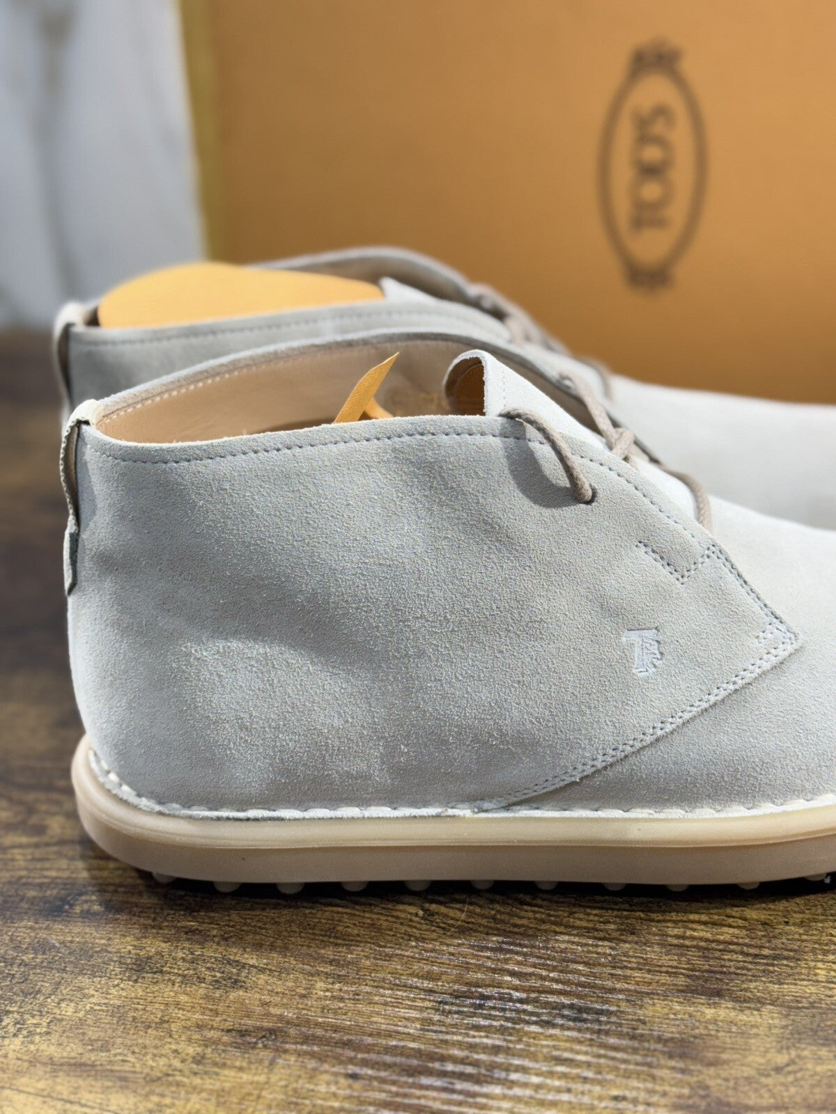Tod’s Polacchino Uomo Icon Sport Casual Luxury Tod’s Men Shoe Suede Grey 43