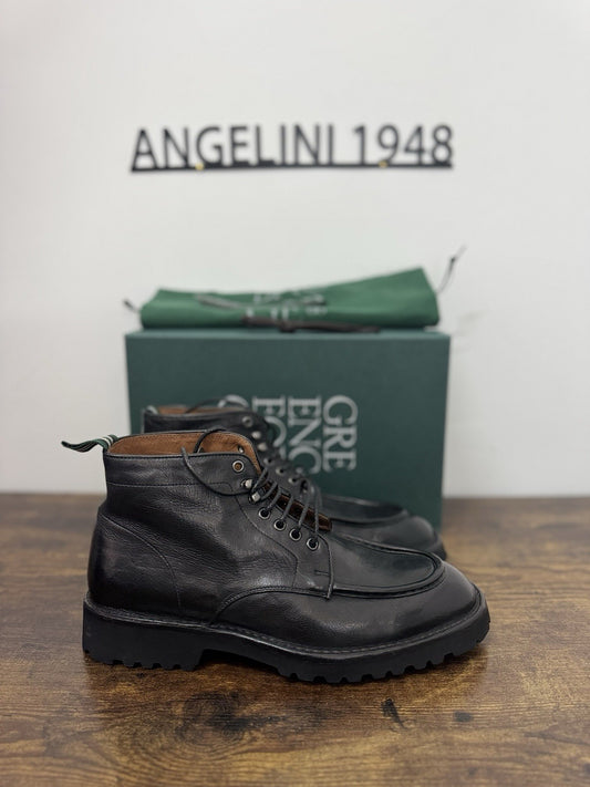 Green George Polacchino Pelle Nera Extra Light  Casual Boot Uomo 43