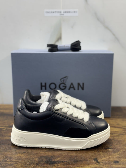 Hogan H667 Sneaker Pelle Nera Memory Foam Extra Light  Scarpa Hogan Donna 36.5