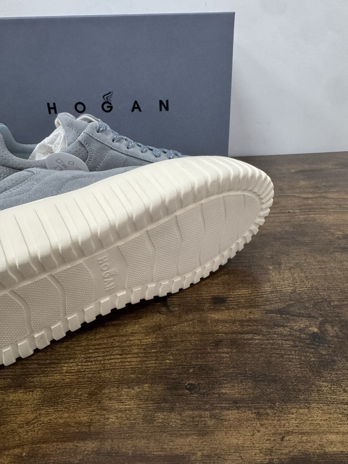 Hogan H Stripes Suede Celeste Casual Hogan Donna 37