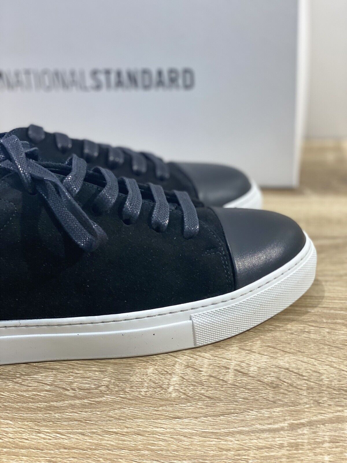 National Standard Sneaker Uomo Nera Suede Casual 42