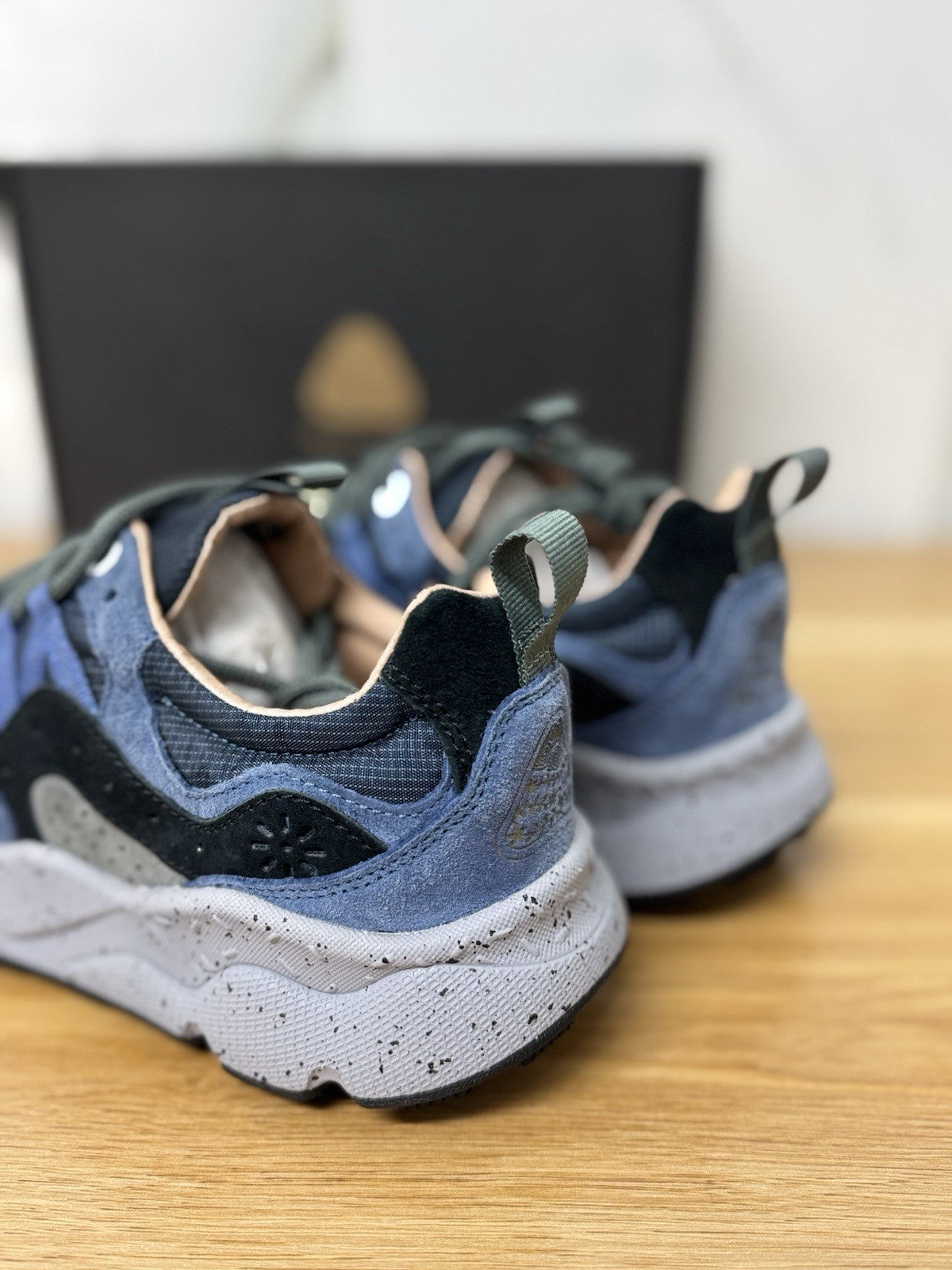 Flower Mountain Yamano 3 Dark Indigo  Grey  Casual Vibram Performance Uomo 42