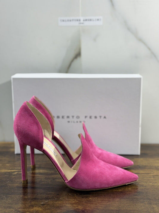 Roberto Festa Milano Décolleté  Donna  Suede Pink     Casual 39