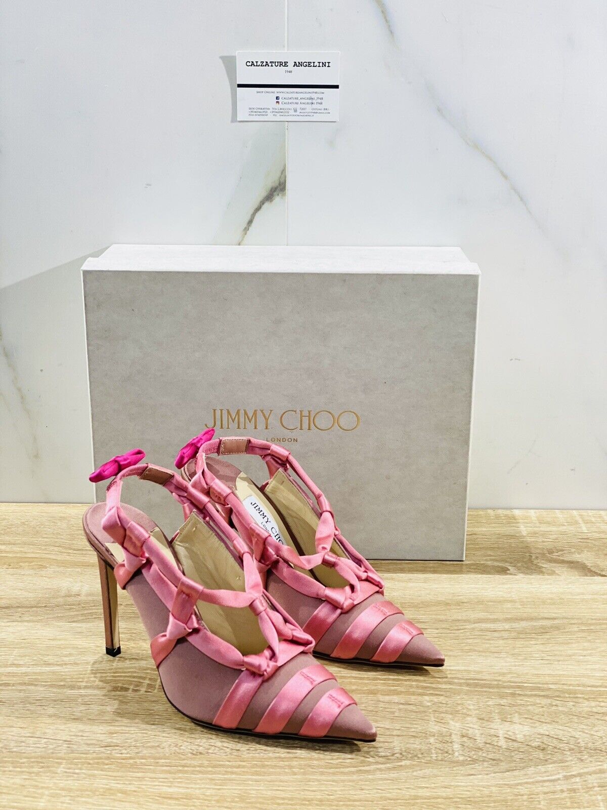 Jimmy choo sandalo donna in Raso Rosa  luxury woman jimmy choo sandal 37