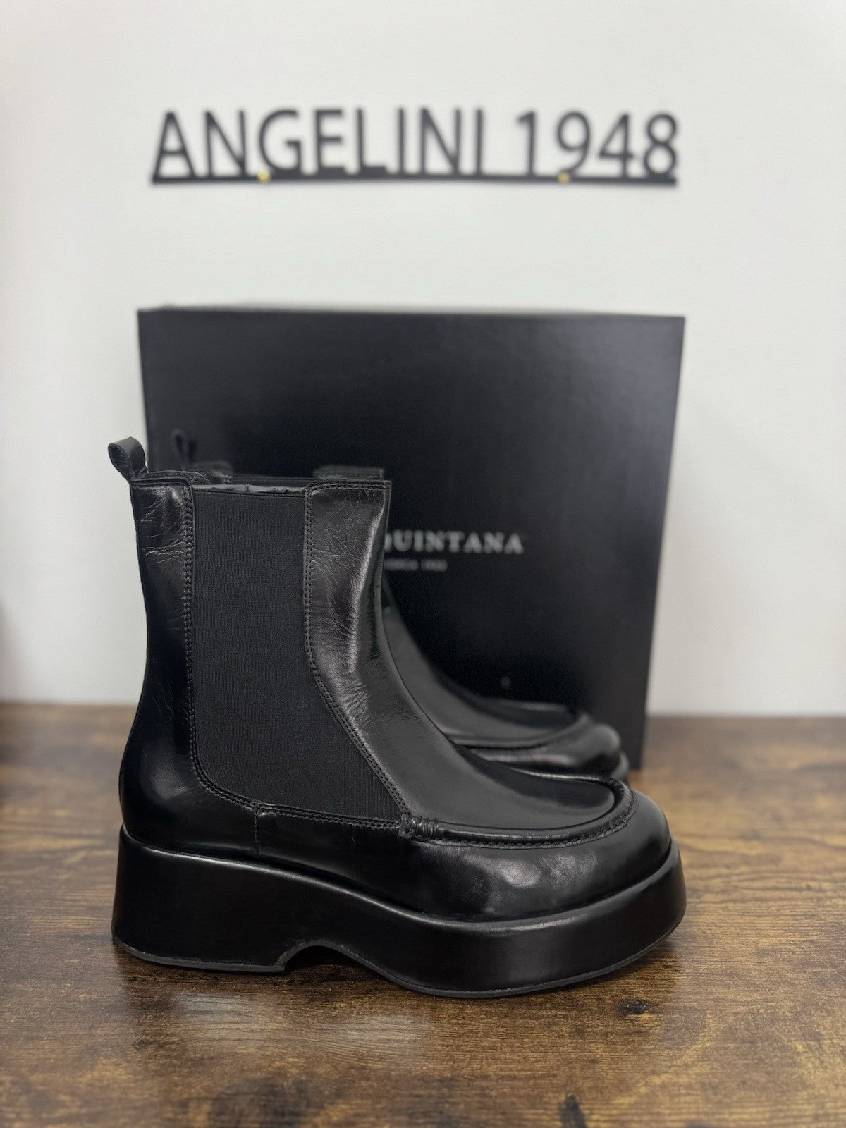 Pons Quintana Stivaletto Pelle Nero Casual Boot Donna 40