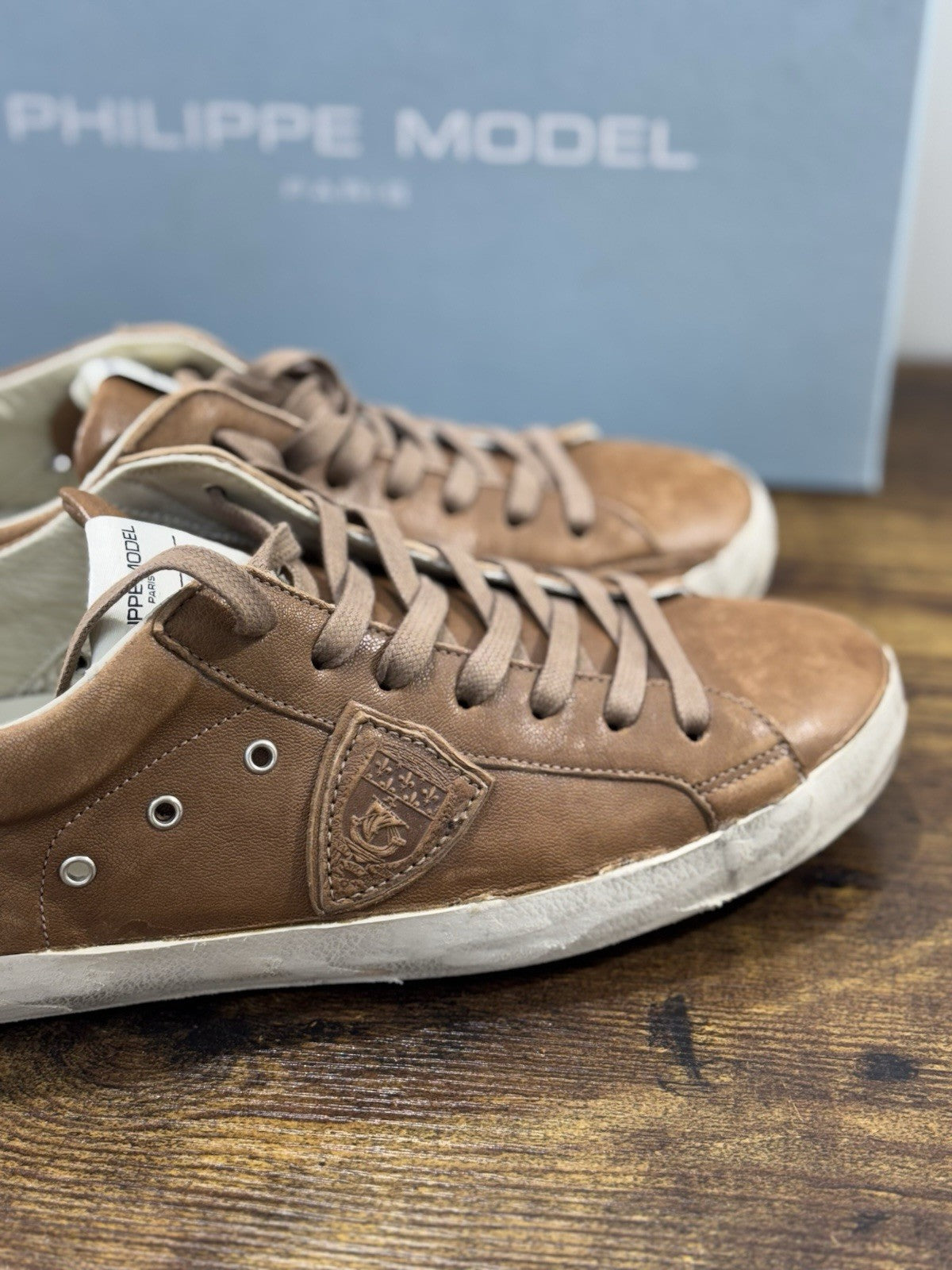 Philippe Model  Paris L u Pelle Cognac  Casual Uomo 43