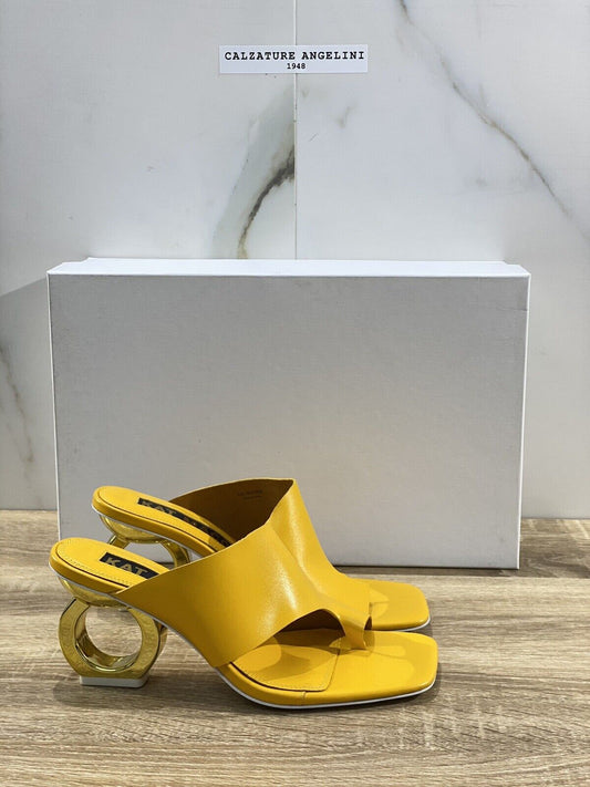 Kat Maconie Sandalo Donna Sigrid In Pelle Giallo  Kat Maconie Scarpa Donna 37