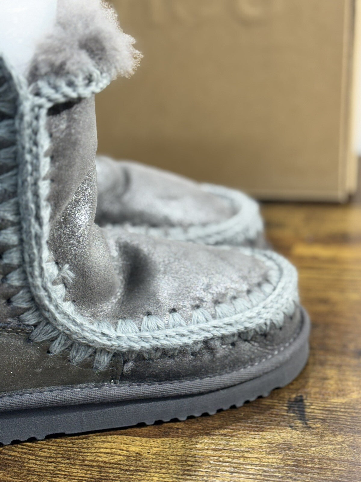 Mou eskimo 24 Grigio Suede Stella Casual Mou Woman Boot 36