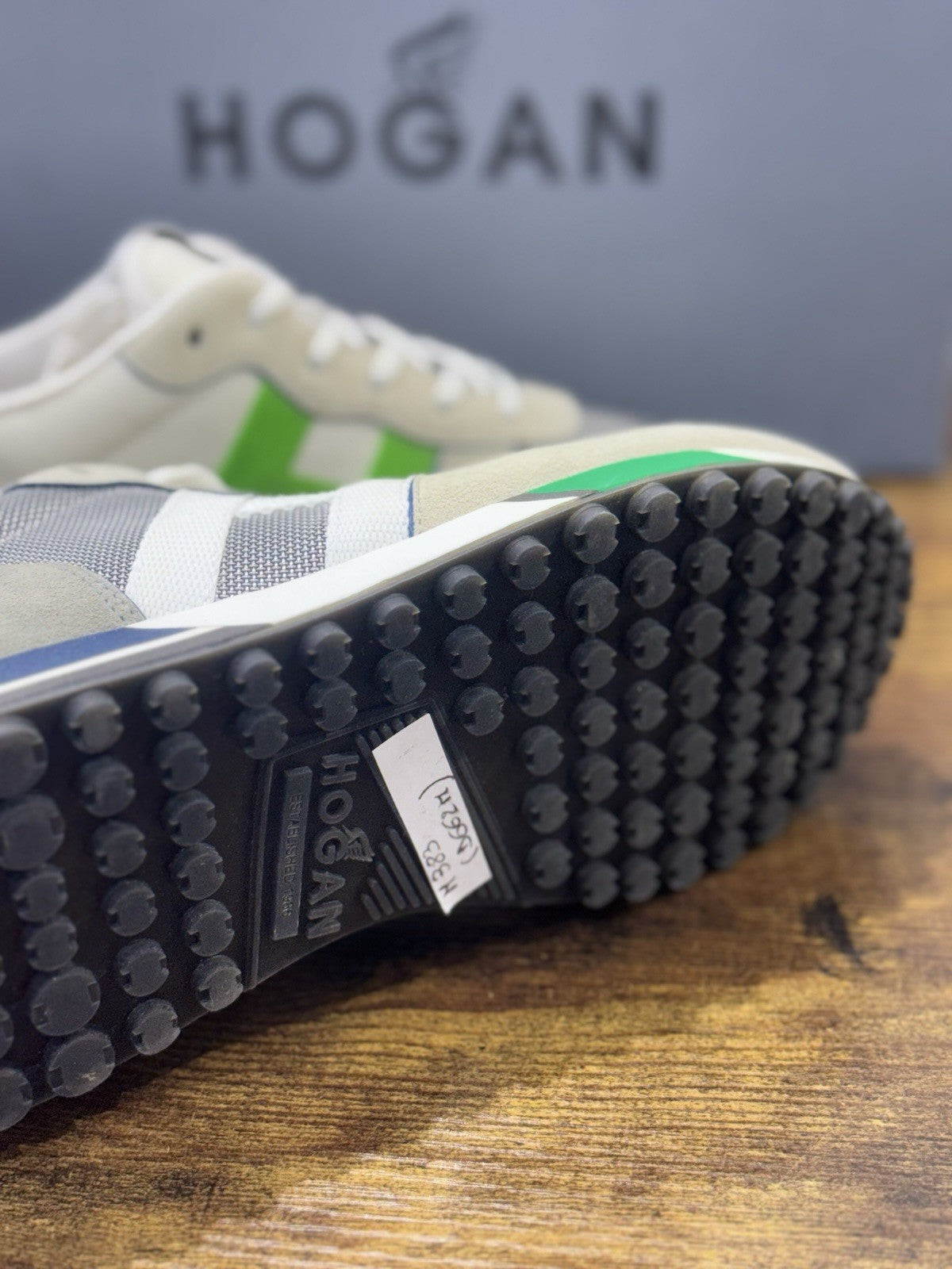 Hogan H383 Sneaker Pelle Suede Casual Hogan Uomo 40