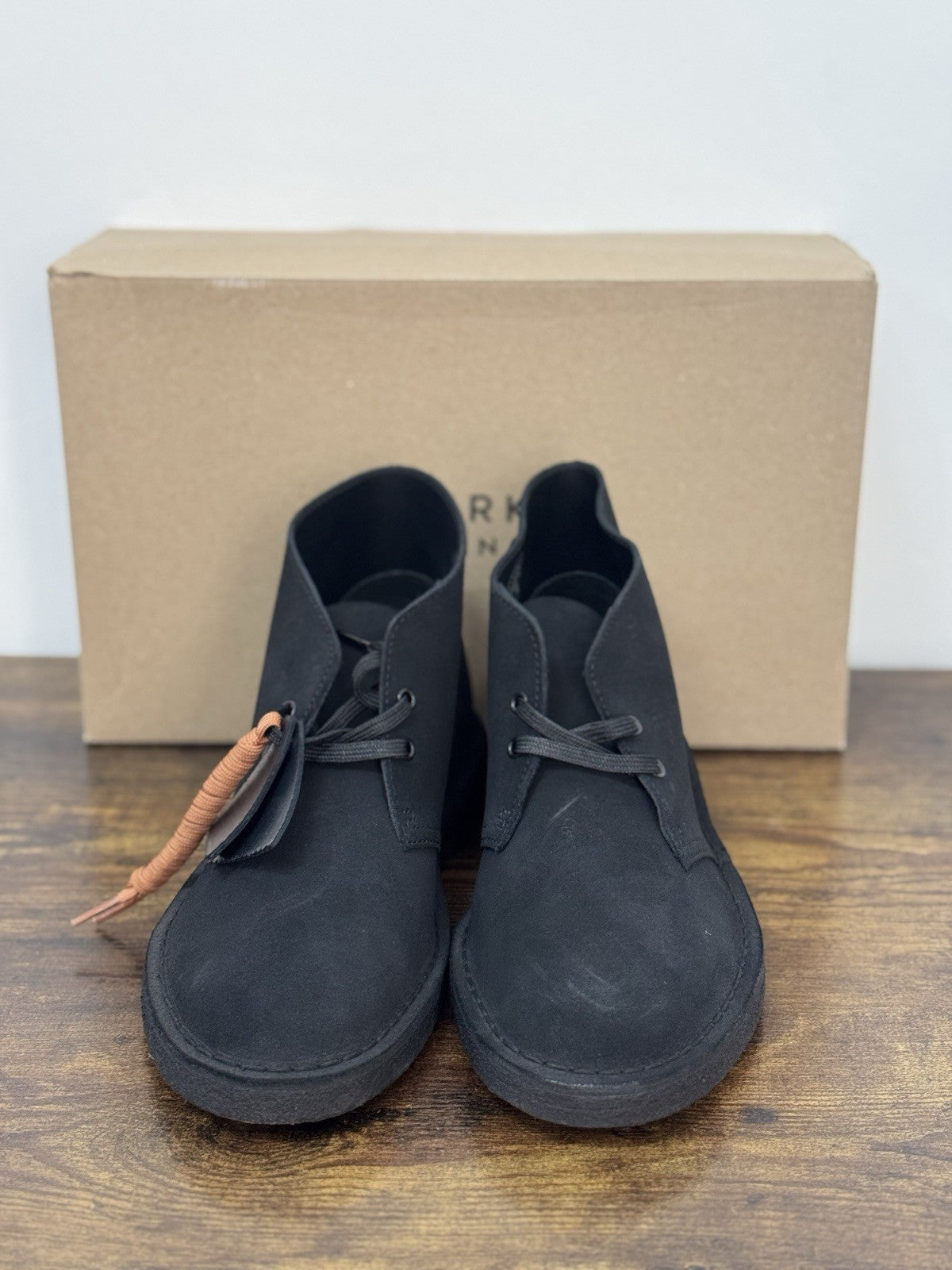 Clarks Desert Boot Icon Suede Nero  Casual Uomo 45