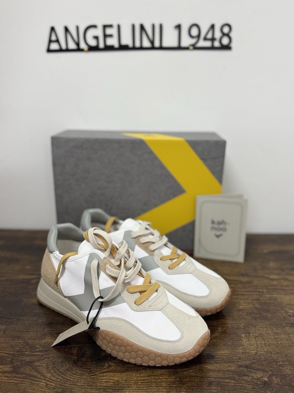 Kee Hoo Sneaker Beige White Casual Scarpa Uomo 43