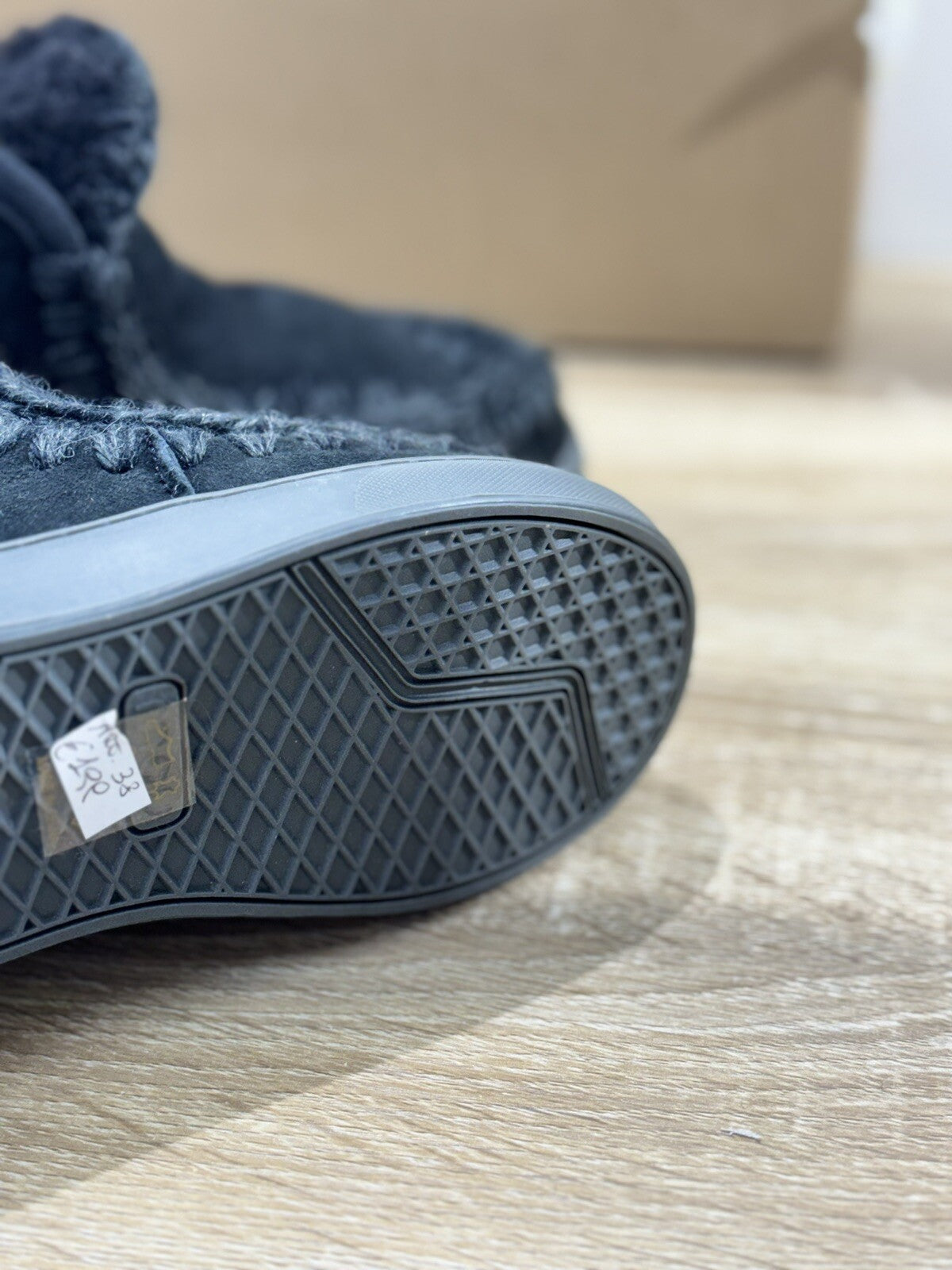 Mou Eskimo Sneaker Kid Suede Nero Bambina 31