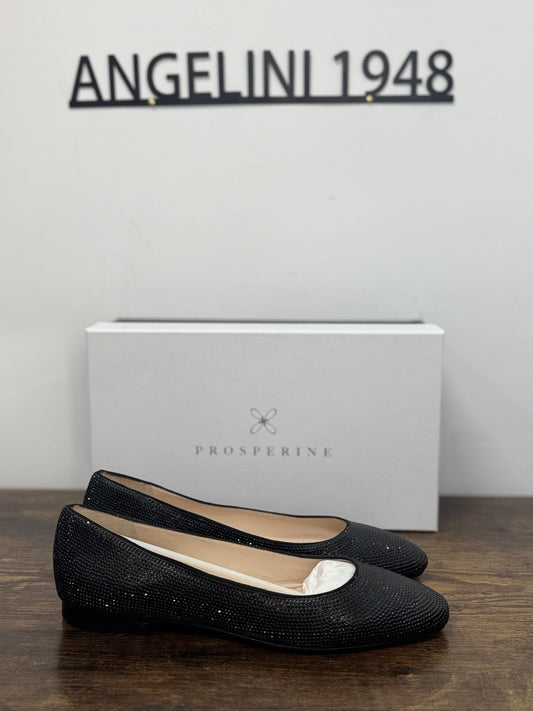 Prosperine Ballerina Crystal Nero  Casual Scarpa Donna 41