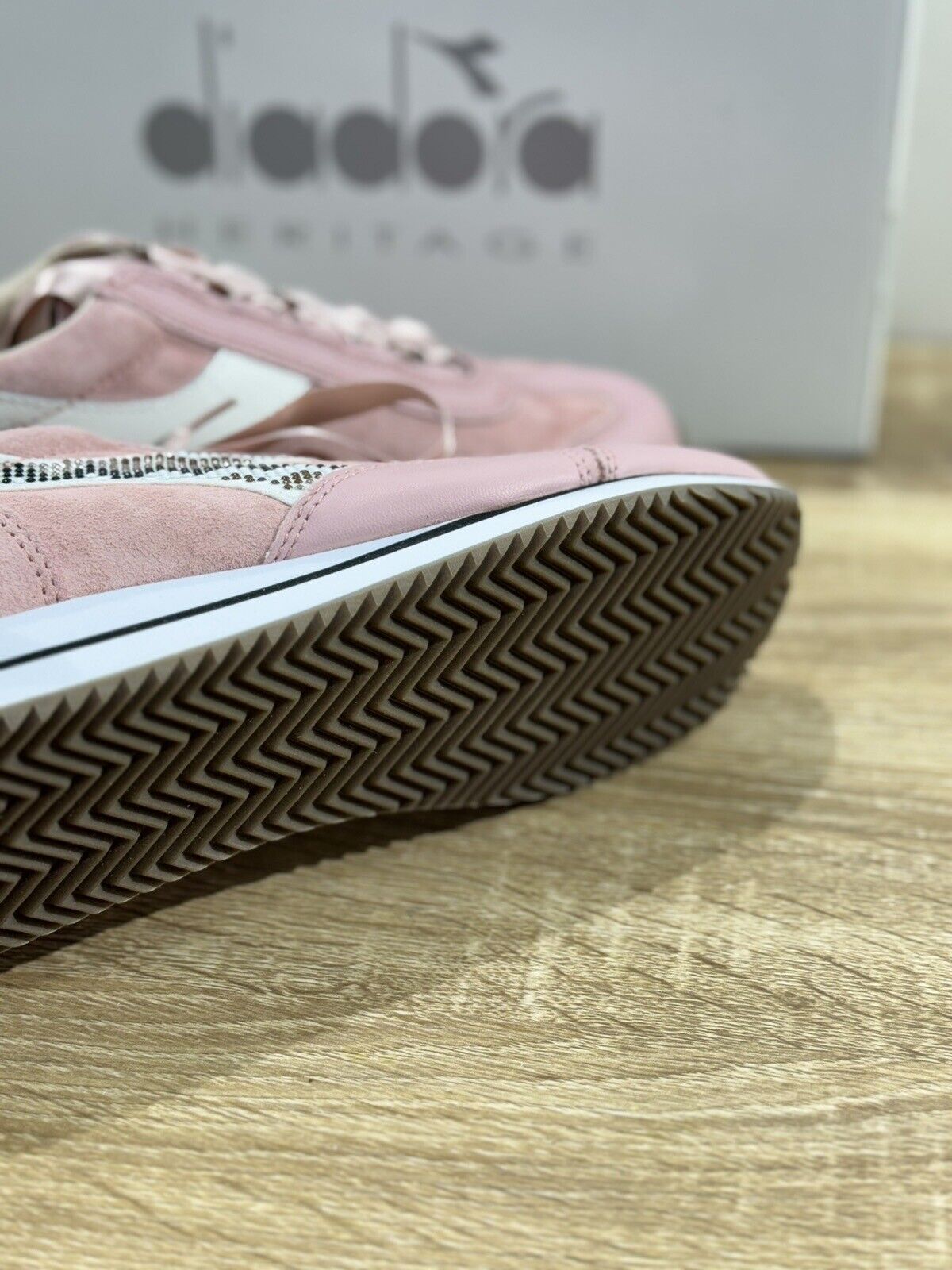 Diadora Heritage Sneaker donna  Equipe w HH Pearls Pelle Rosa Limited 38.5