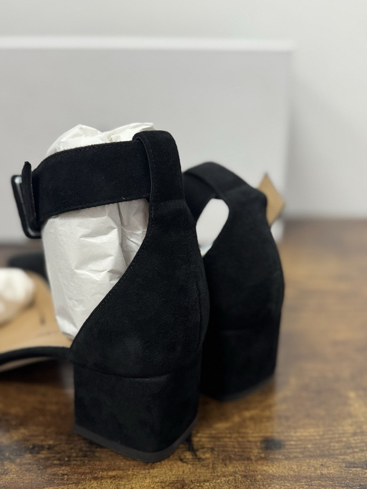 Prosperine Décolleté Suede Nero Con Tacco Scarpa Donna 38
