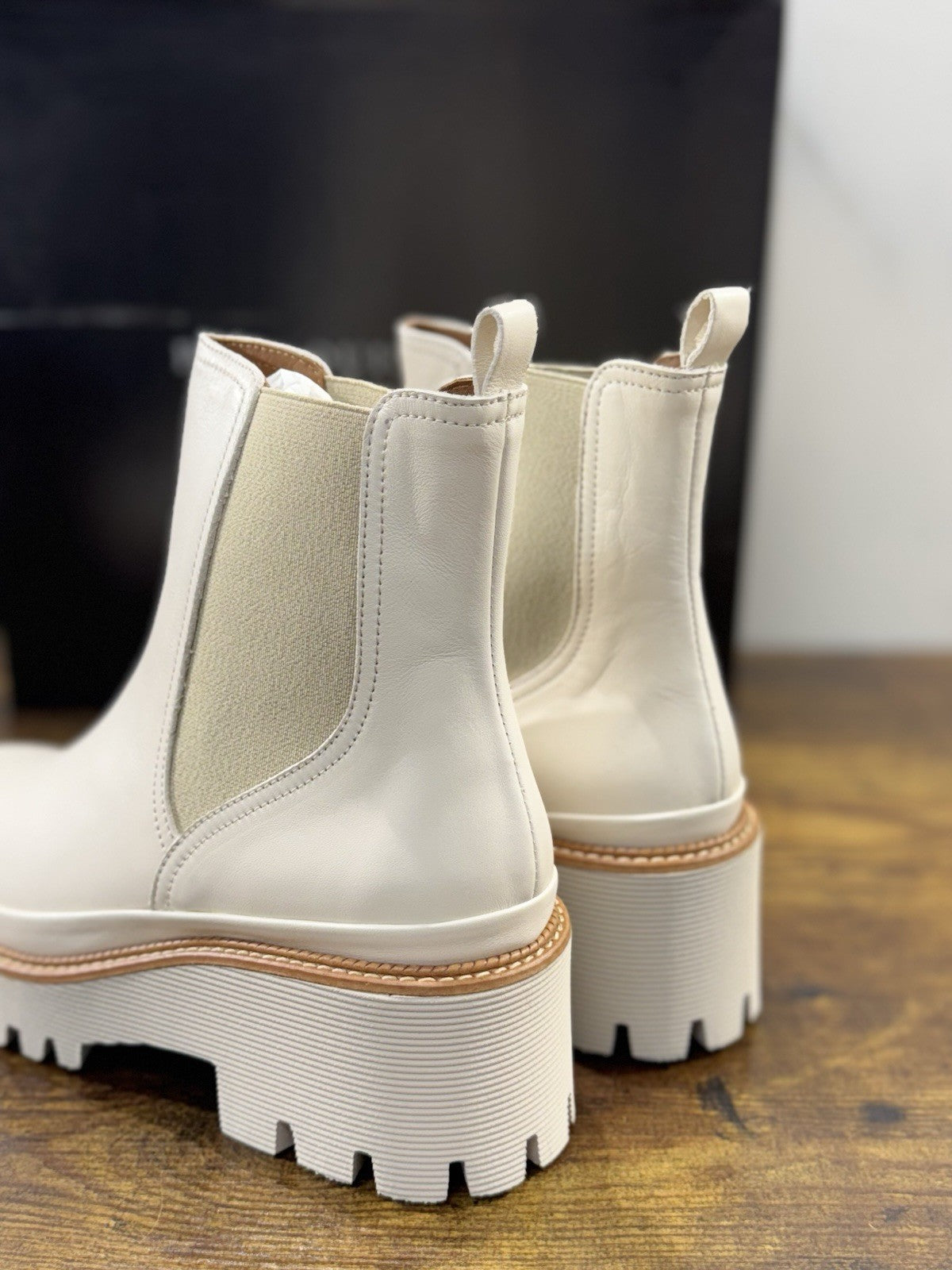 Pons Quintana Stivaletto Donna Carm B Pelle Bianco     Zeppa  Luxury Boot 38