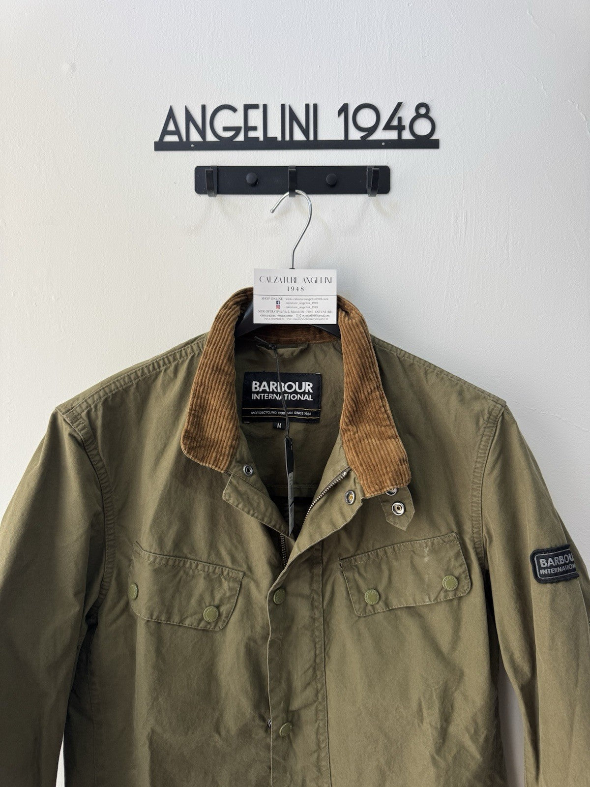 Barbour International Wash Duke  Jacket Verde  Uomo M