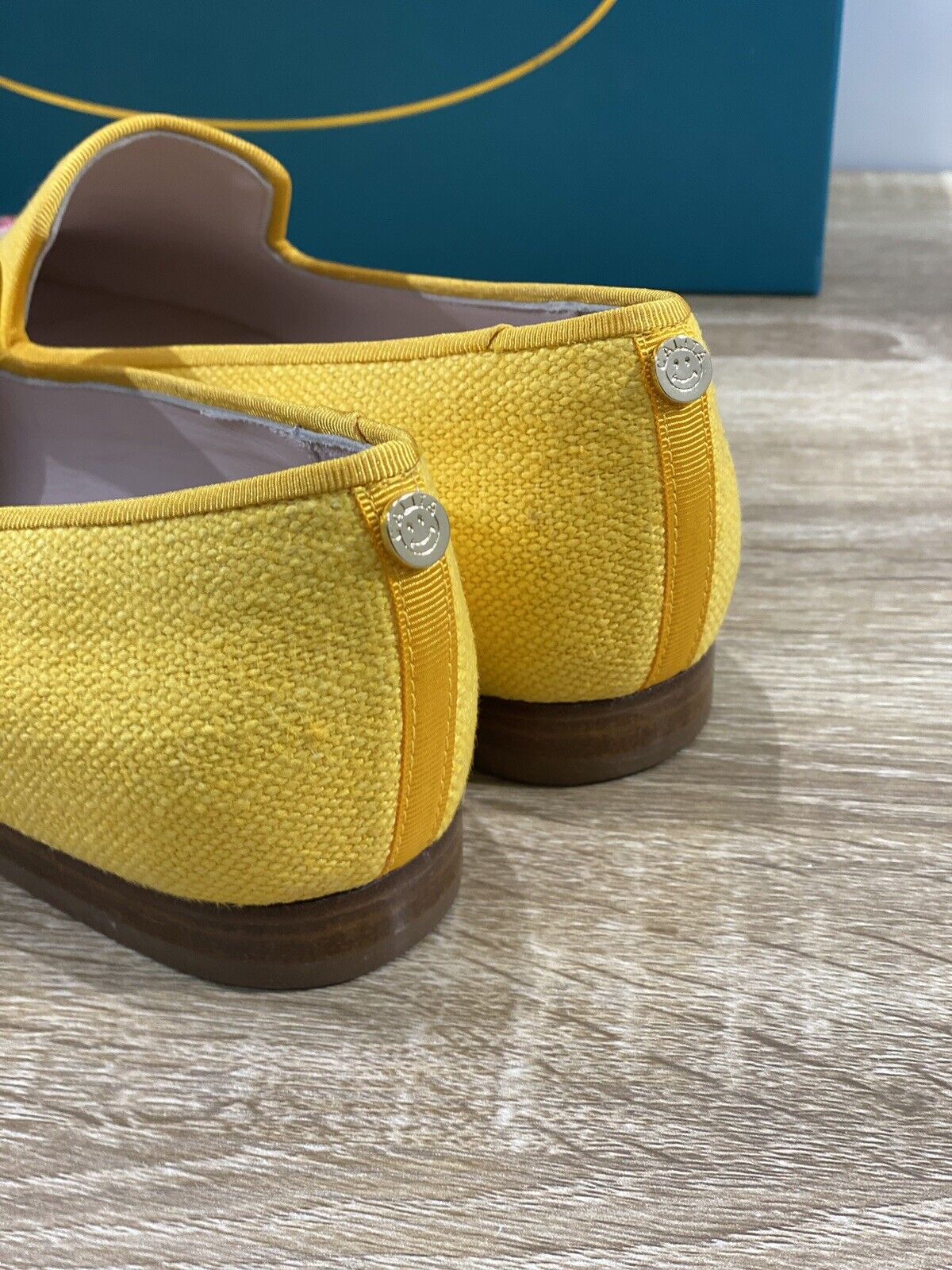 Calitas Mocassino Donna in lino giallo luxury handmade woman shoes 38