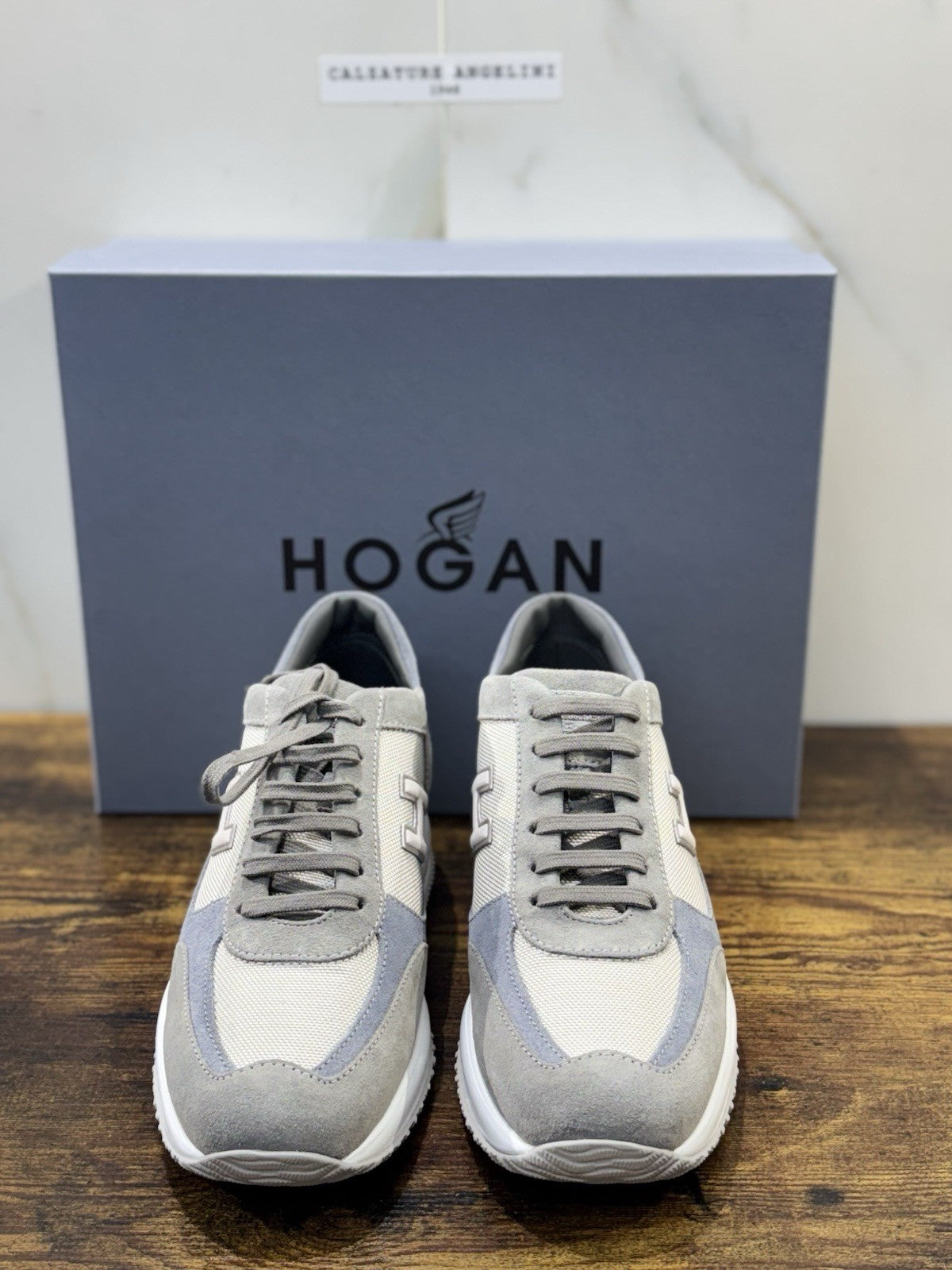 Hogan Interactive Suede Grey  Casual Scarpa Hogan Uomo 42.5