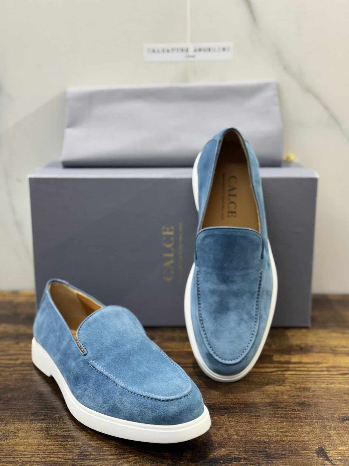 Calce Scarpa Uomo Summer  Walk Suede Jeans  Top Quality Uomo 44