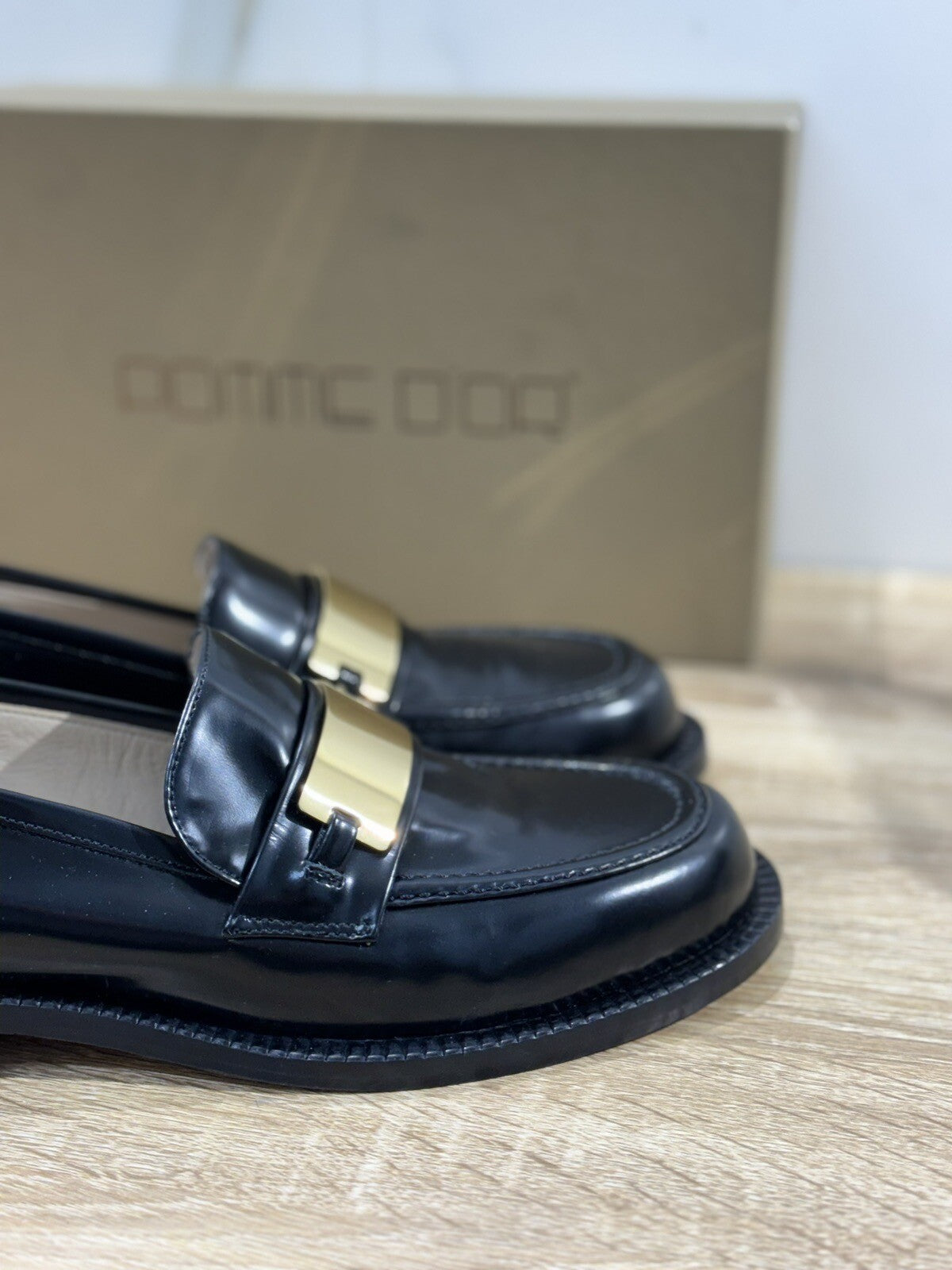 Pomme D’or Mocassino Donna 2080 Pelle Nero Casual Luxury Loafer 39
