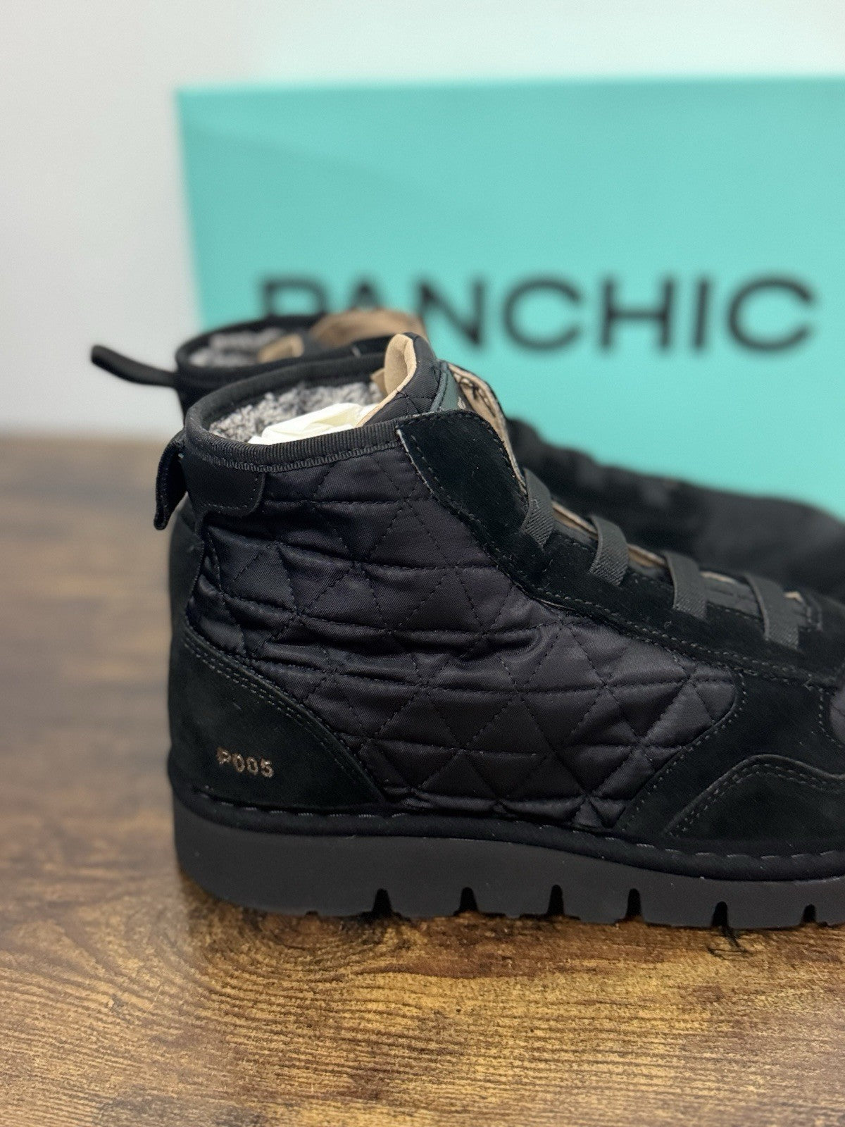 Panchic Ankle Boot Suede Nero Pelliccia Interna  Casual Boot Panchic Donna 40