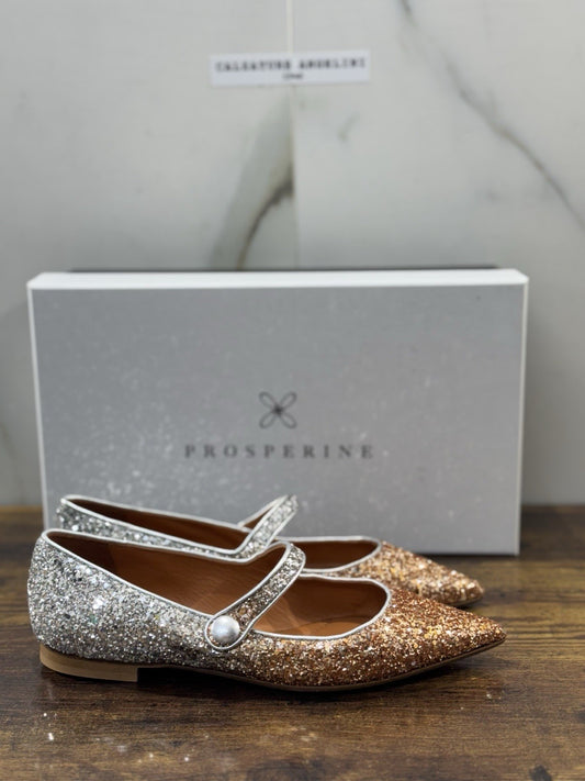 Prosperine Ballerina Crystal Silver Arancio  Casual Donna 37