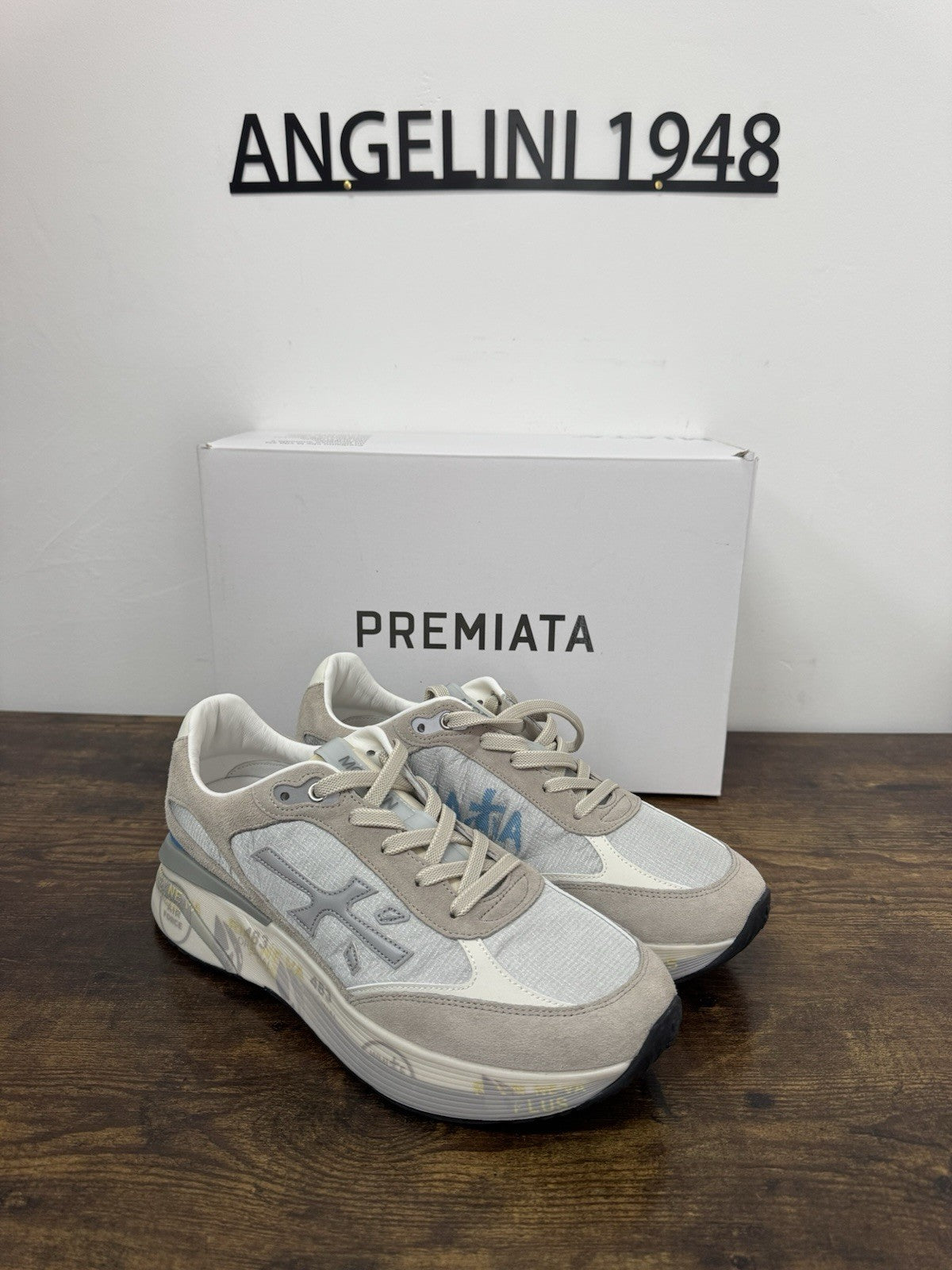 Premiata Moerun Sneaker Suede Grey Casual Premiata Uomo 43