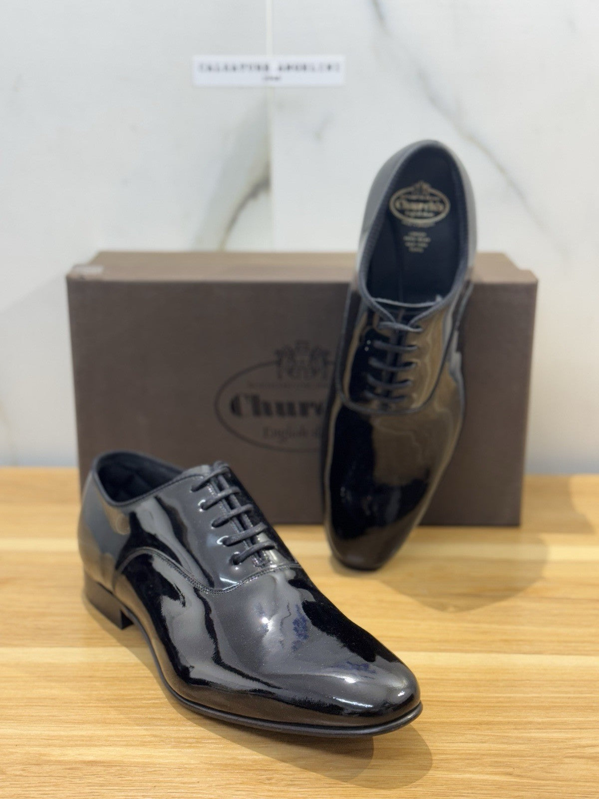 Church’s Whaley  Pelle Nera  Fondo Cuoio Vernice     Luxury Church’s Uomo 42