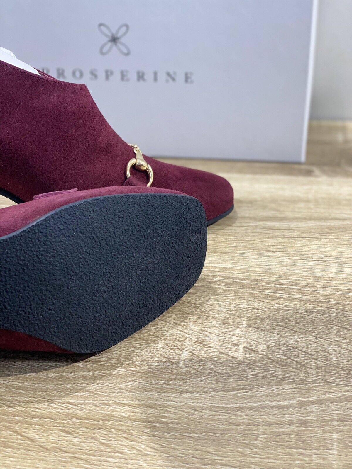 Prosperine Stivaletto donna 8131 suede bordeaux handamde in italy 40