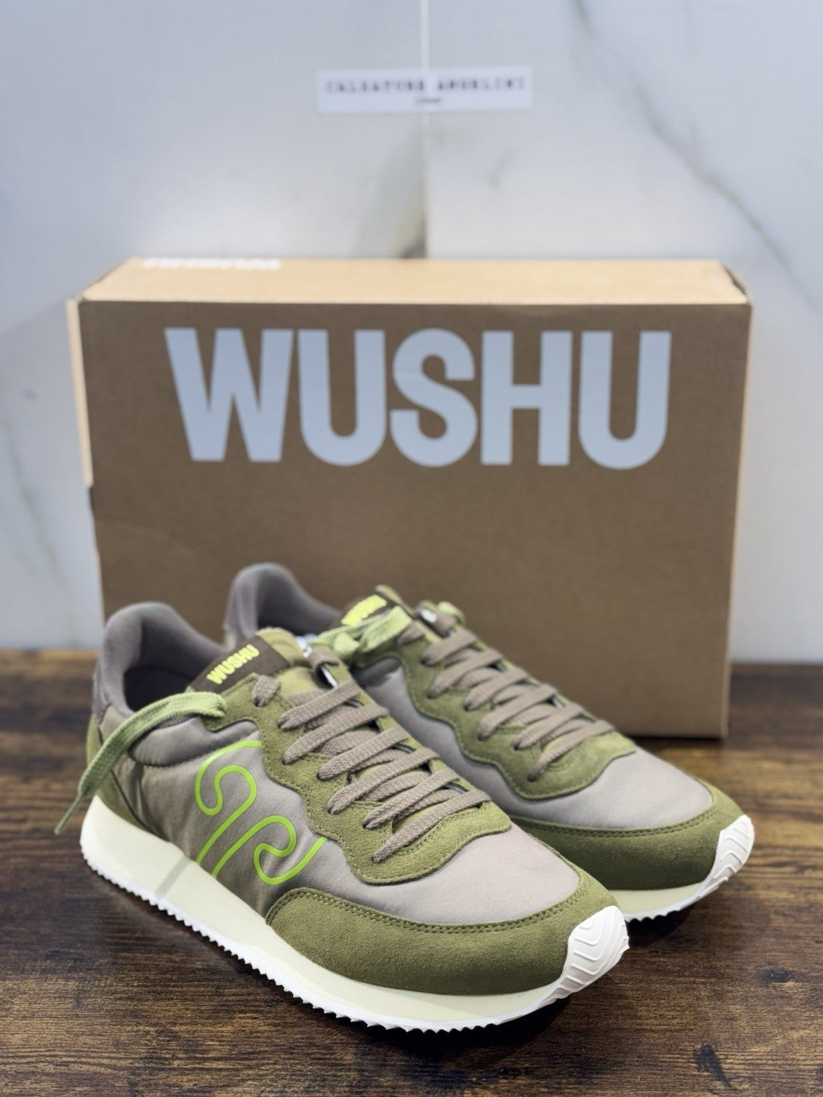 Wushu Ruyi Sneaker Uomo Casual Tiantan Sport EV  Extra Light Verde 44