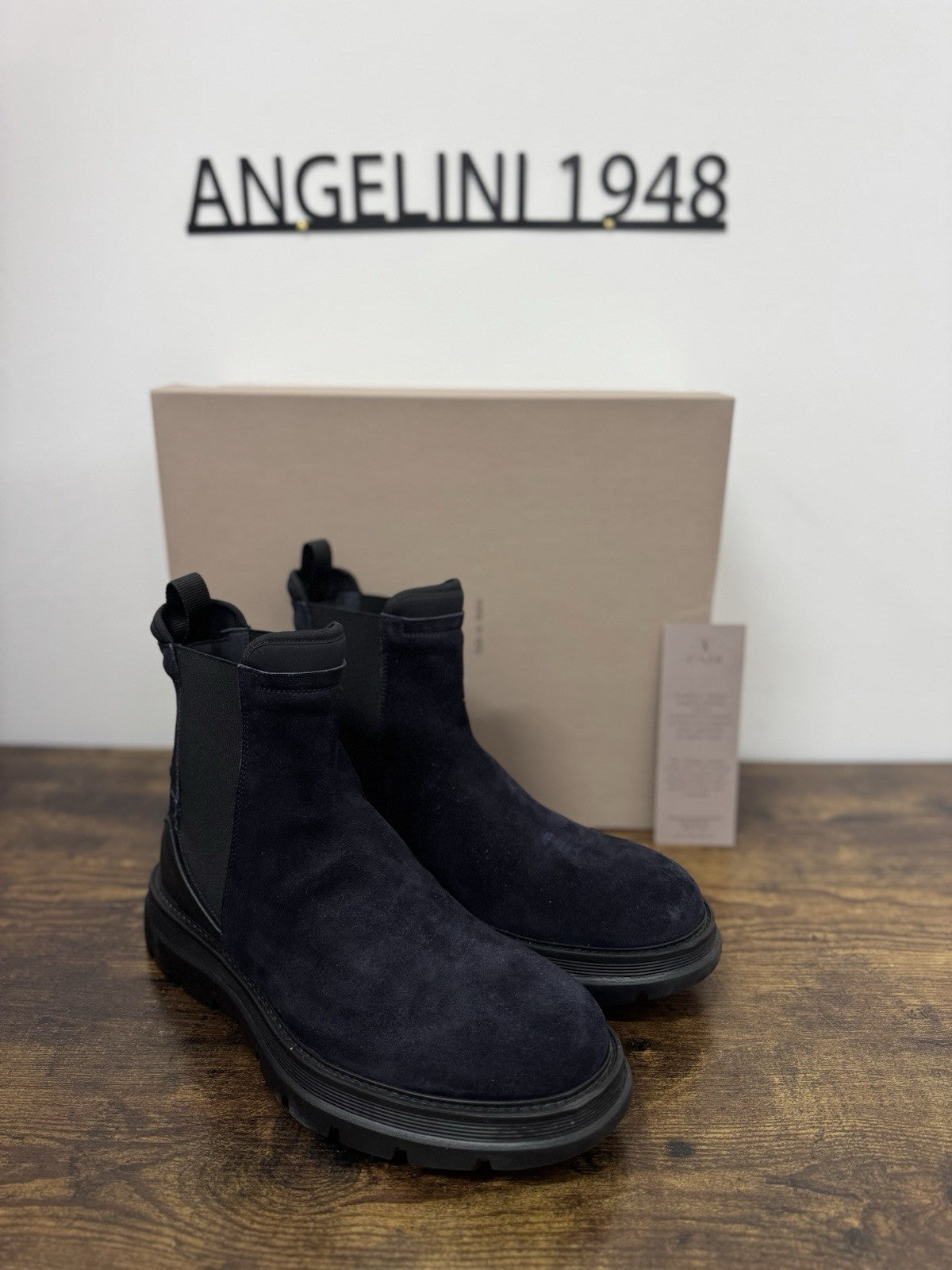 Fabi Chelsea Boot Suede Blu  Extra Light Casual Fabi Uomo 41.5
