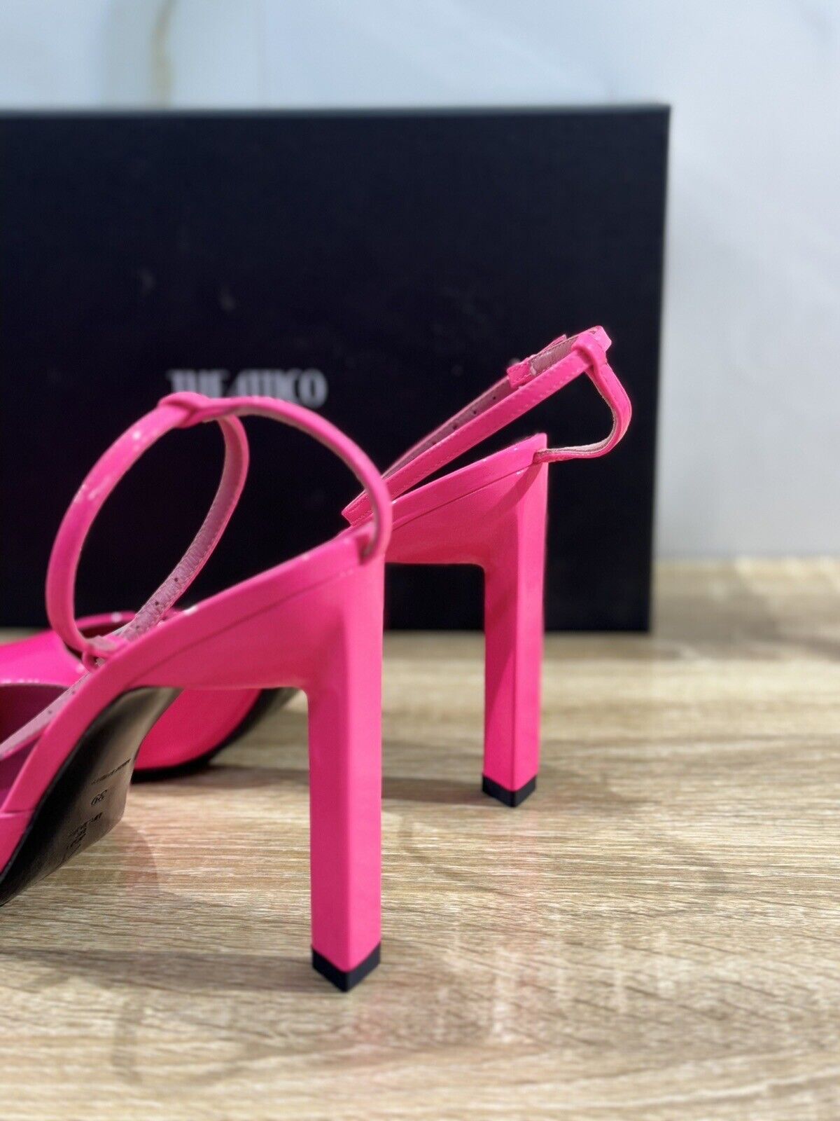 The Attico High  Heel Sling Back  Luxury The Attico Sandal Fluo Pink 39