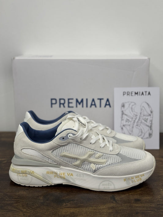 Premiata Moerun Sneaker Suede Bianca  Casual Premiata Uomo 44