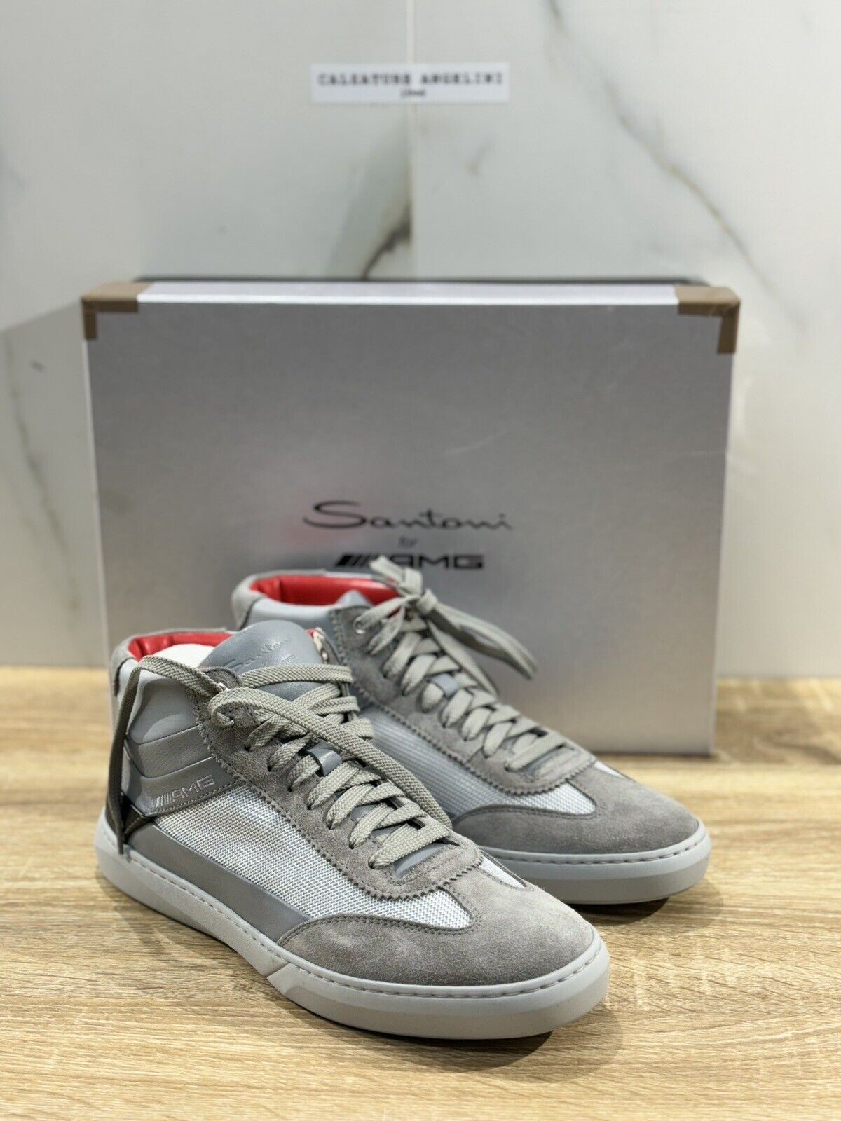 Santoni Sneaker Uomo Amg Limited Edition Casual Shoes Santoni Men Amg 41.5