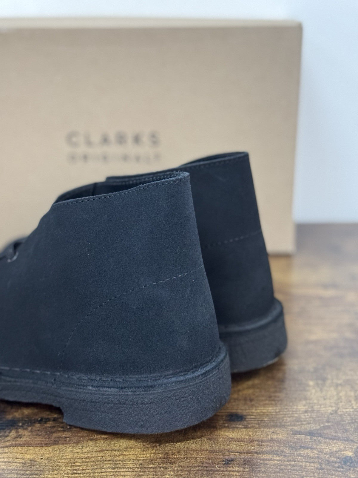 Clarks Desert Boot Icon Suede Nero  Casual Uomo 43