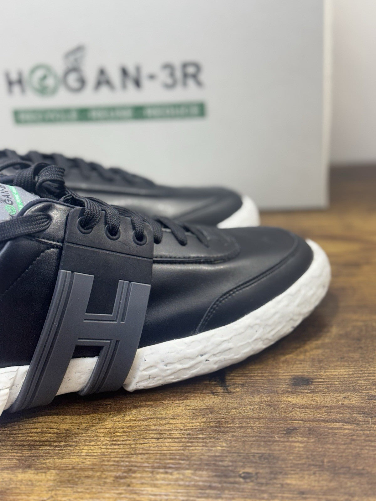 Hogan 3r Sneaker Pelle Nera Casual Hogan Uomo 41.5