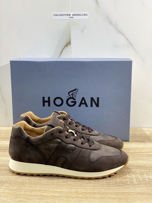 Hogan Sneaker Uomo H429 Pelle Miele Luxury Shoes Hogan 41.5