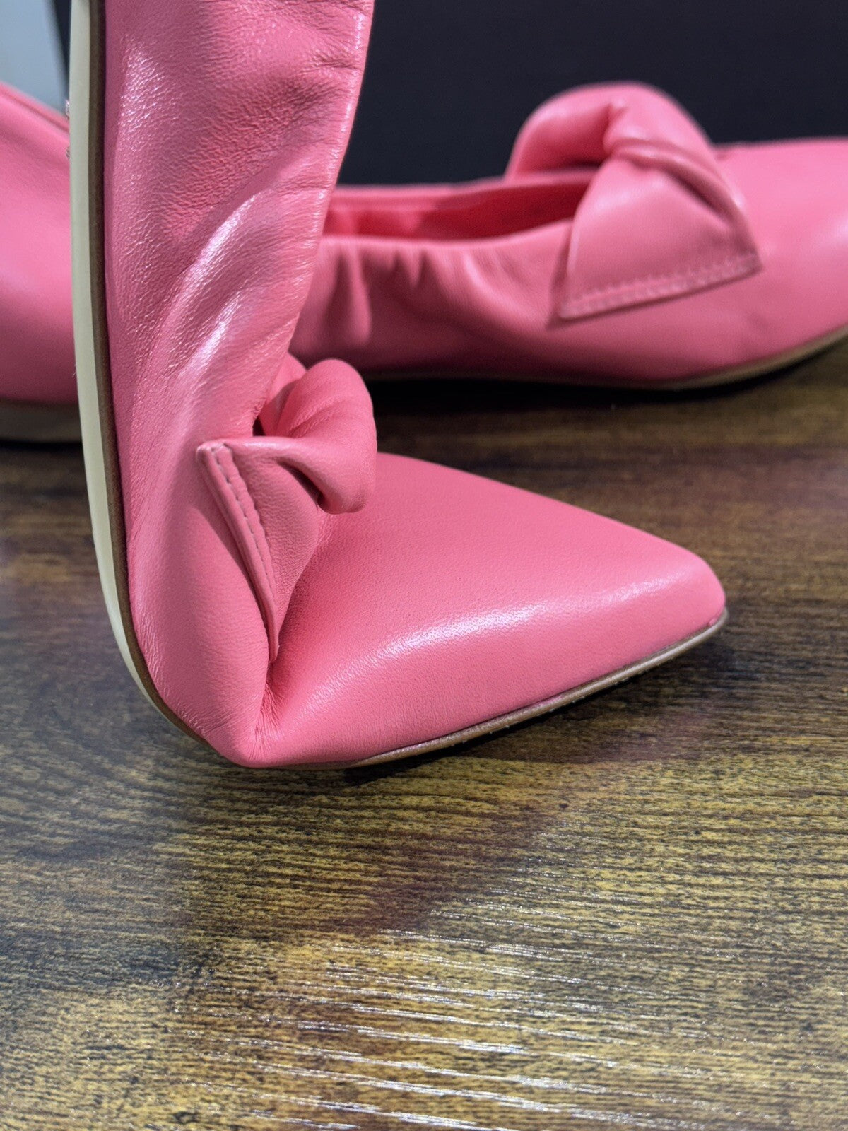 Halmanera Ballerina  Donna Livia       In Pelle Ciclamino Soft  Luxury Shoes 41
