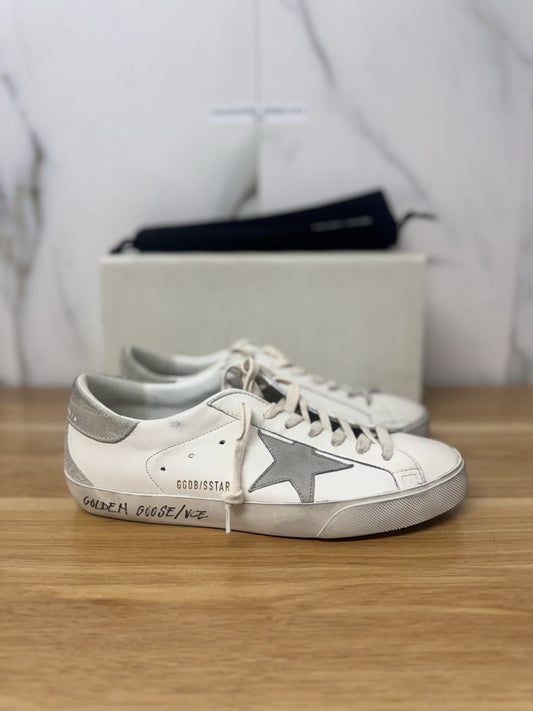 Golden Goose Super Star Bianca Ice Grey Luxury Golden Goose Uomo 45