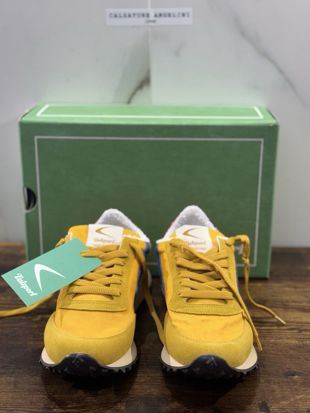 Valsport Start Heritage  Sneaker Suede Giallo Casual  Uomo 41