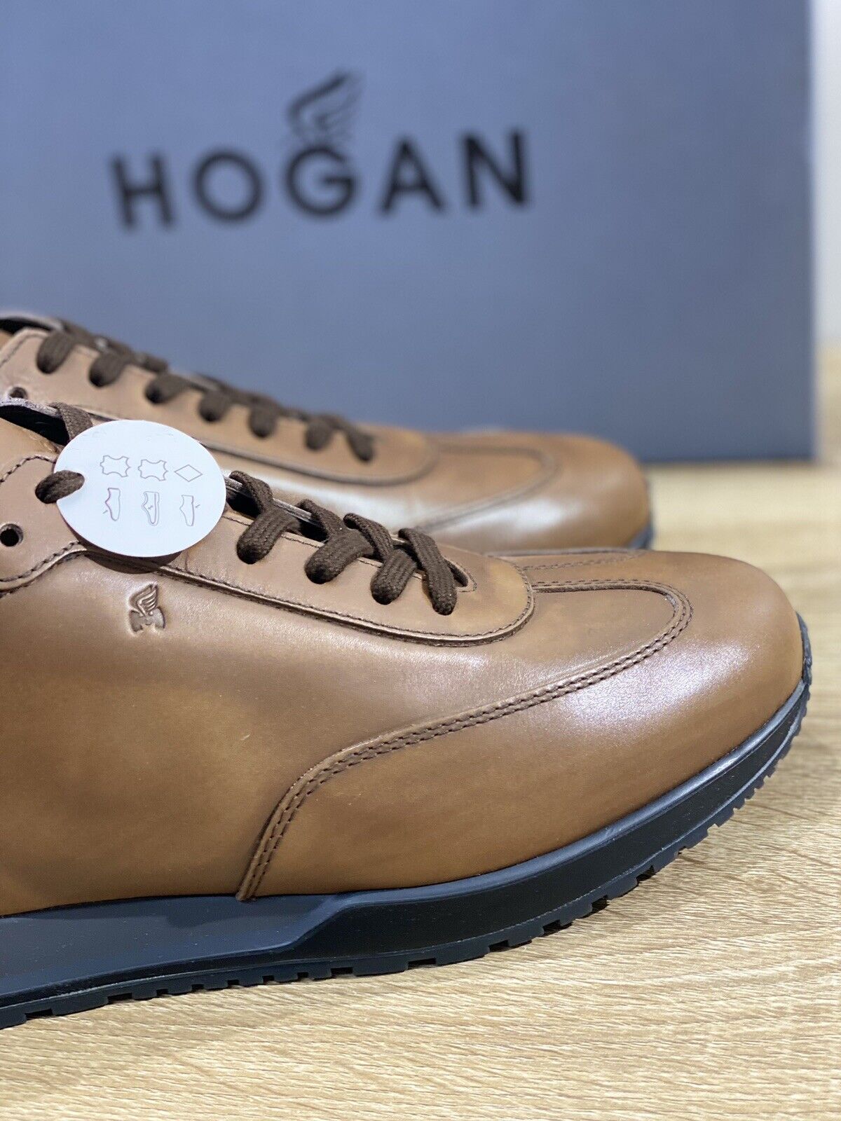 Hogan Active sneaker uomo Pelle Cuoio hogan luxury men shoes 41