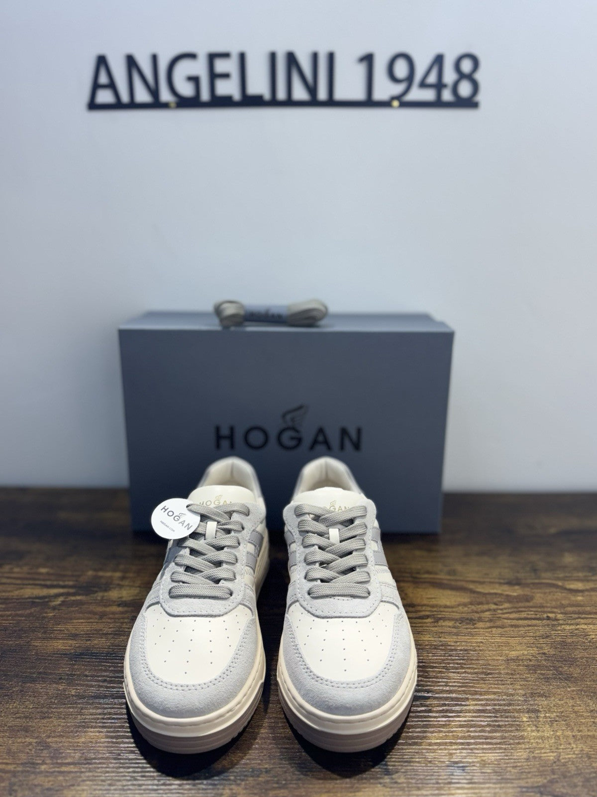 Hogan H630 Sneaker Suede E Pelle Memory Grey Casual Donna 35
