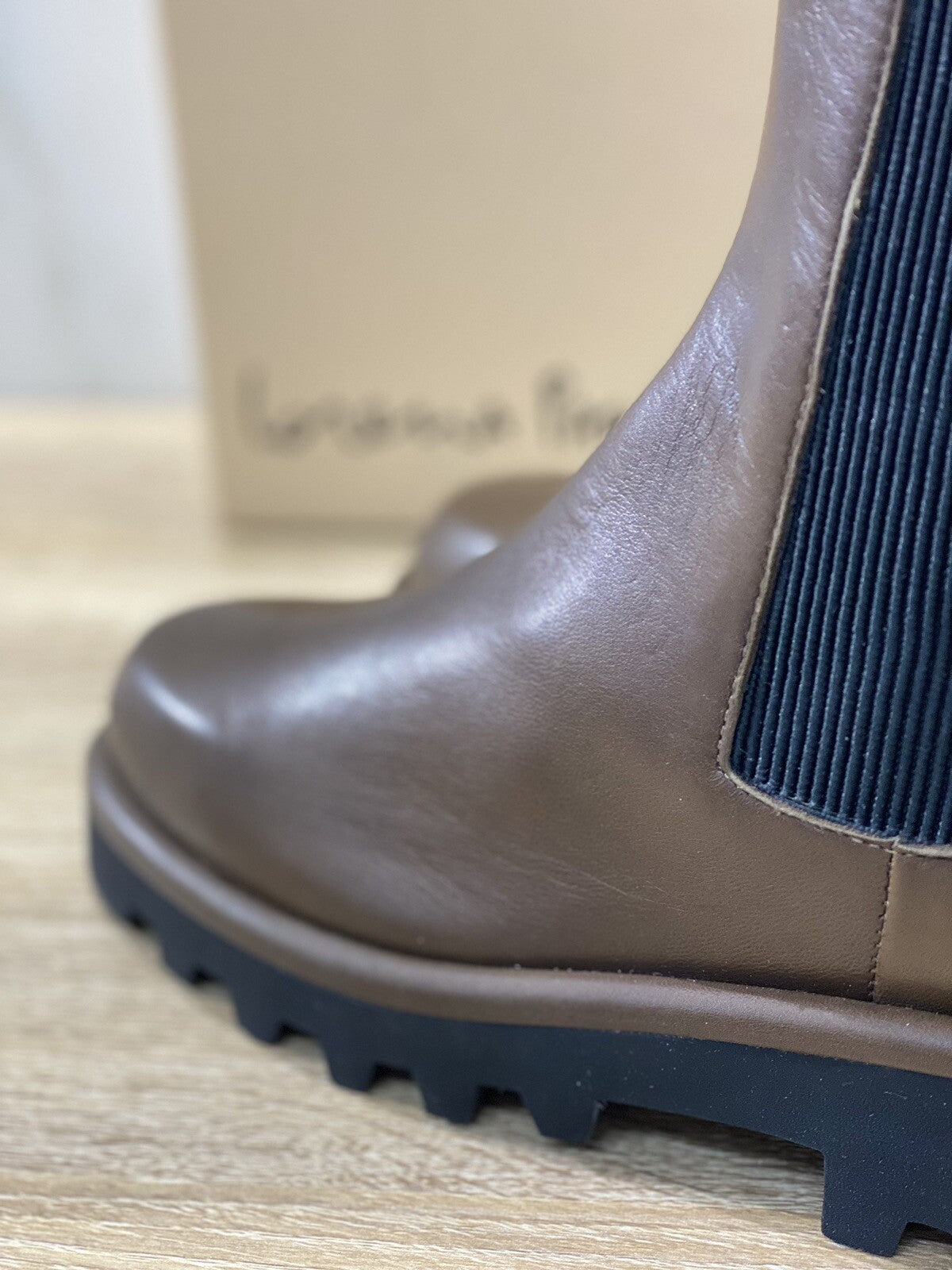 Lorena Paggi Chelsea Boot donna 22253 pelle Military luxury boot Fur 42
