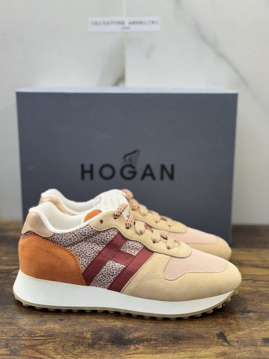 Hogan H429 H Nastro Suede Beige  Luxury Hogan Woman  37