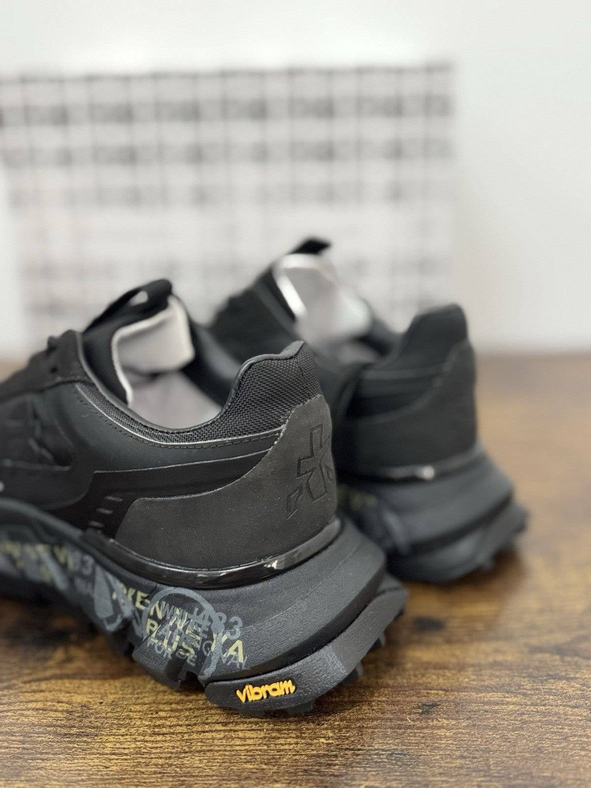 Premiata Devind  Sneaker Pelle Nero Fondo Vibram Casual Premiata Donna 38