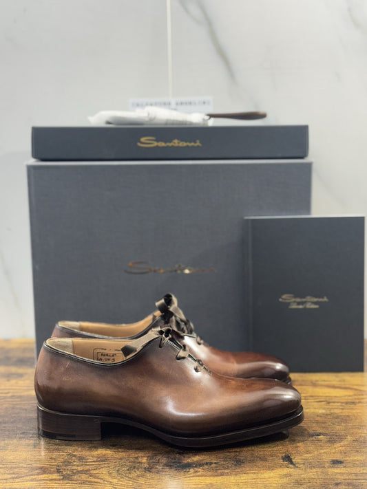 Santoni Stringata  3 Fori Limited Edition Box  Luxury Handmade Santoni Uomo 39