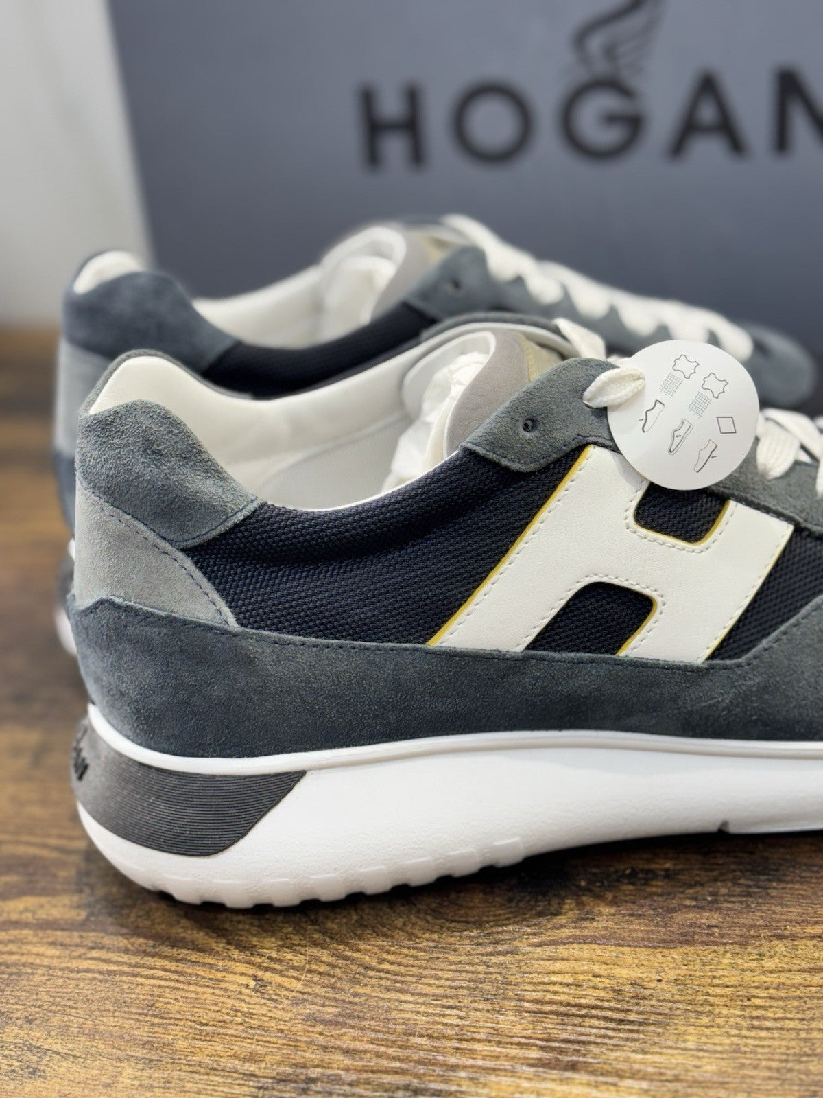 Hogan Interactive 3 Suede Blu Casual Hogan Uomo 43