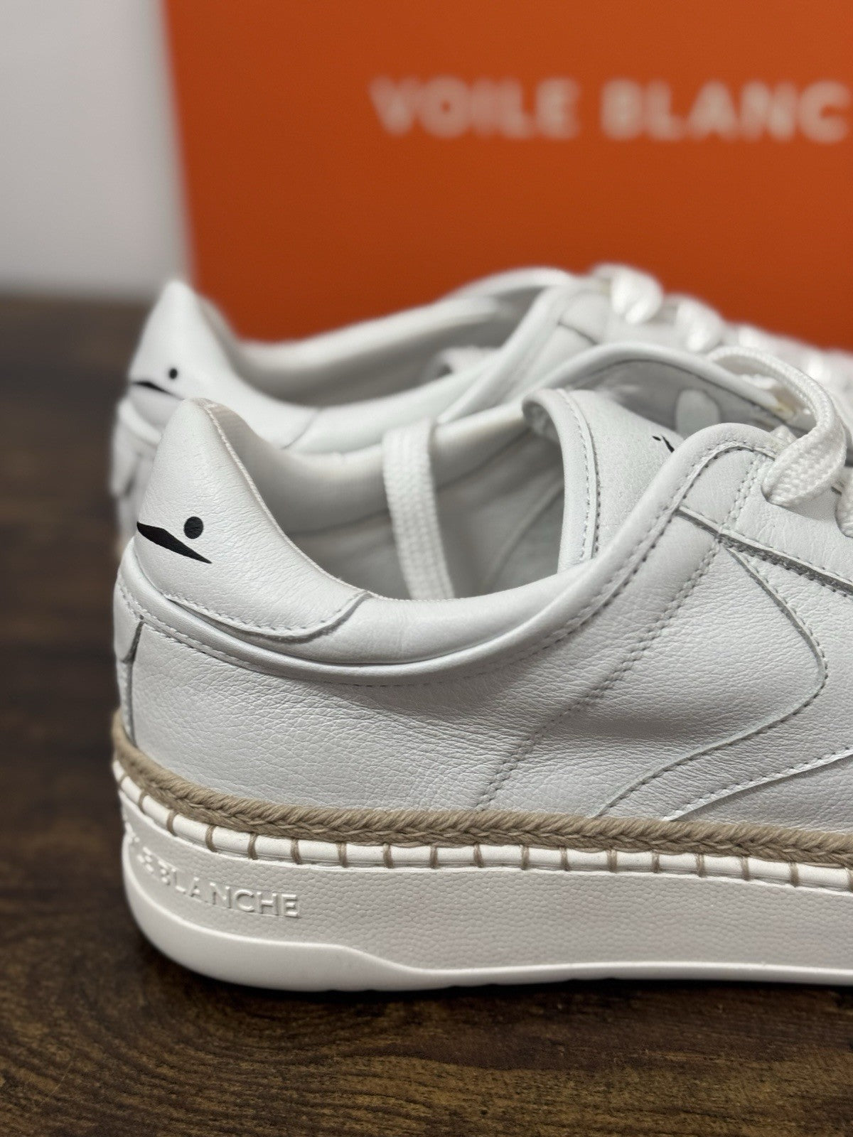 Voile Blanche Sneaker Layton Pelle Bianca Casual Uomo 40