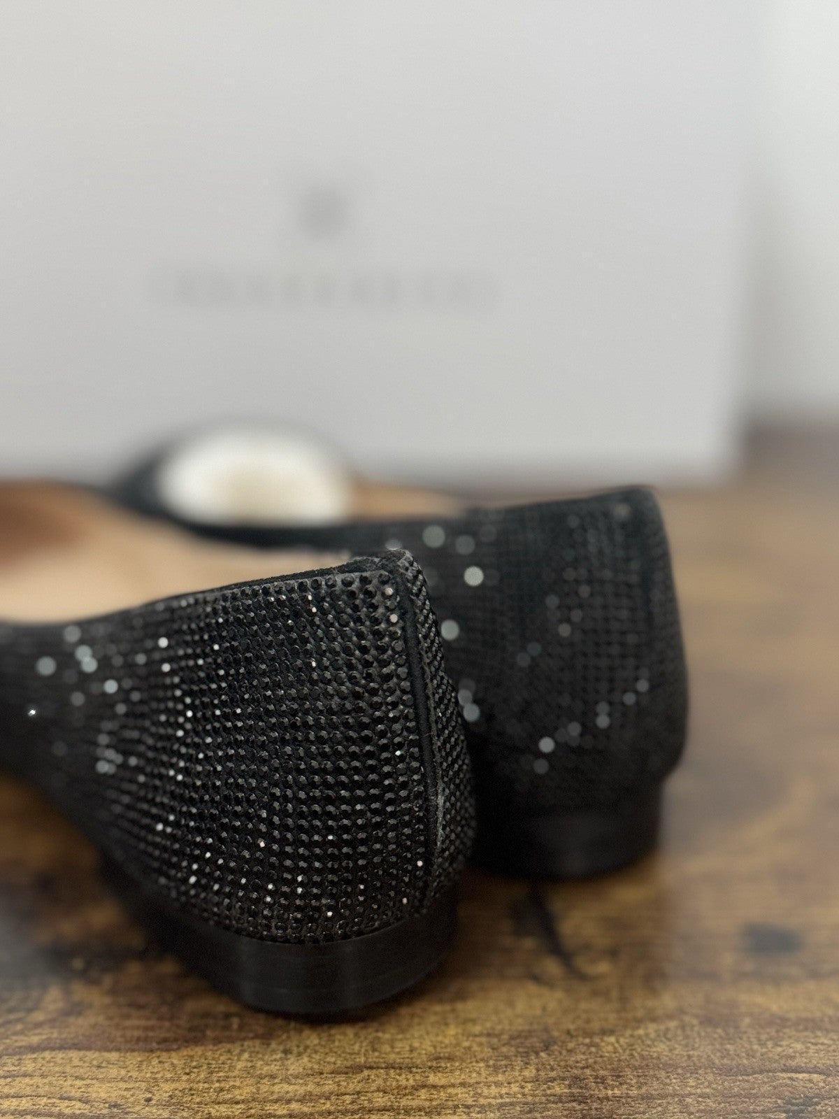 Prosperine Ballerina Crystal Nero  Casual Scarpa Donna 41